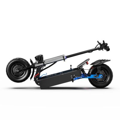Adult electric scooter with seat for city commuting