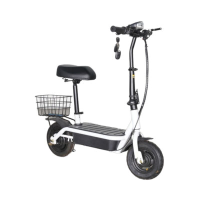 Convenient foldable electric scooter with seat for adults