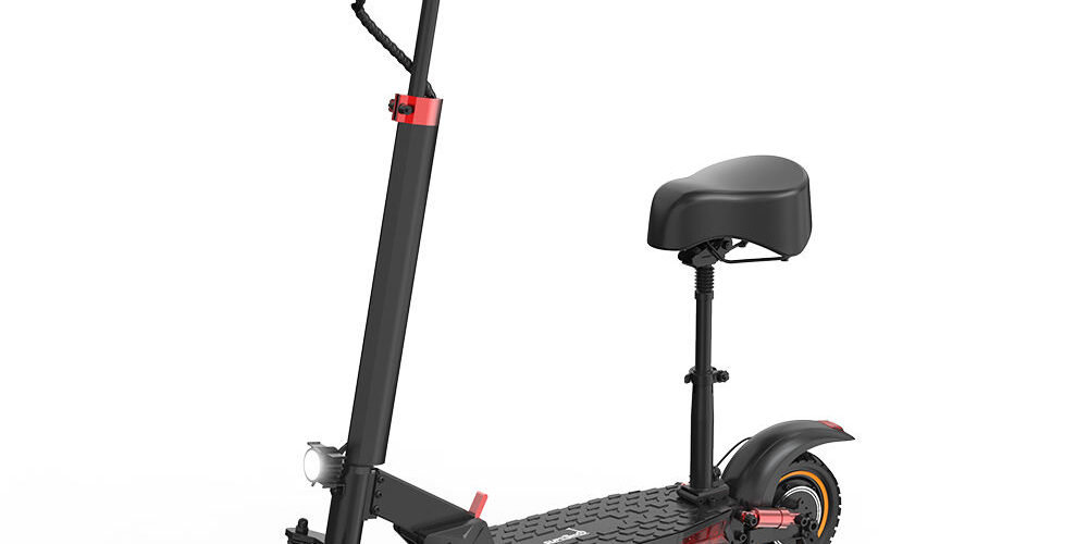 Foldable Electric Scooter With Seat for Metro and Travel (3) Foldable electric scooter with seat for metro and travel