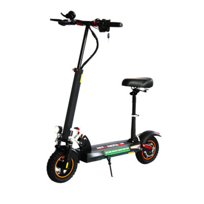 Foldable electric scooter with seat for adults