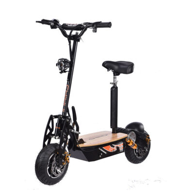 Colorful foldable adult electric scooter with seat