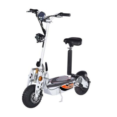 Colorful foldable adult electric scooter with seat