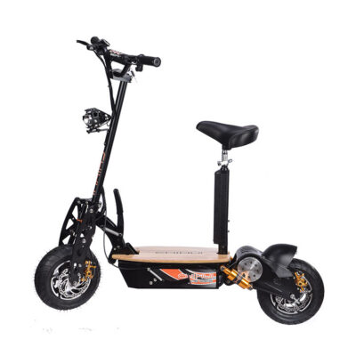 Colorful foldable adult electric scooter with seat