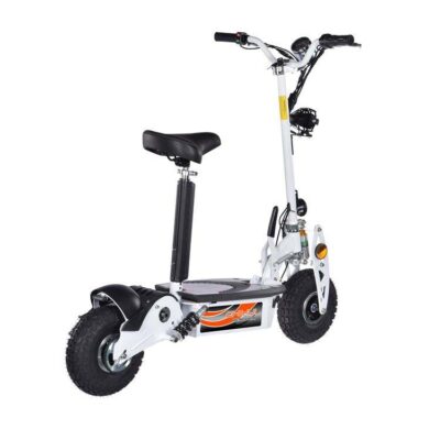 Colorful foldable adult electric scooter with seat
