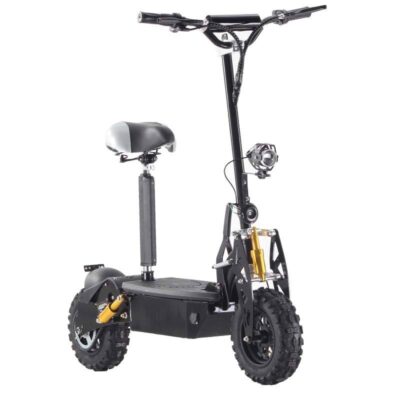 Stylish foldable sports electric scooter with seat for adults