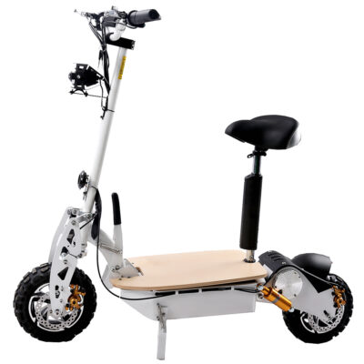 Stylish foldable sports electric scooter with seat for adults