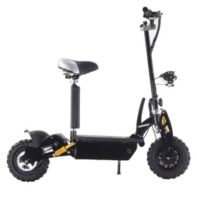Stylish foldable sports electric scooter with seat for adults