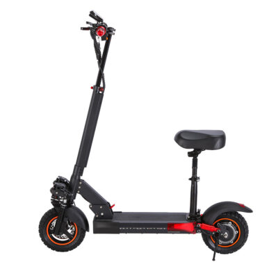 Powerful foldable off-road electric scooter with seat
