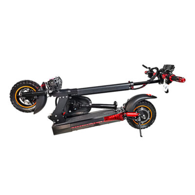 Powerful foldable off-road electric scooter with seat