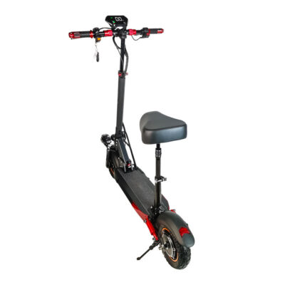 Powerful foldable off-road electric scooter with seat