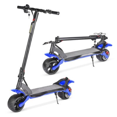 Portable foldable wide wheel adult electric scooter