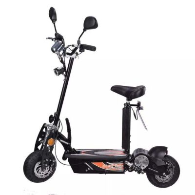 Premium foldable electric scooter with seat for adults