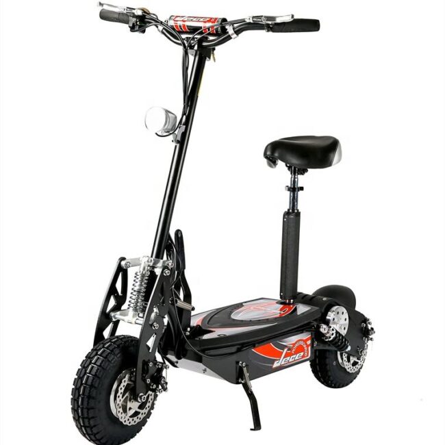 Premium foldable electric scooter with seat for adults