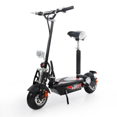 Premium foldable electric scooter with seat for adults