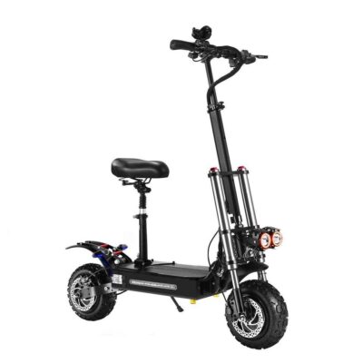 Smart display off-road adult electric scooter with seat