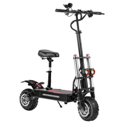 Smart display off-road adult electric scooter with seat
