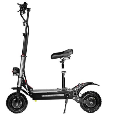 Smart display off-road adult electric scooter with seat