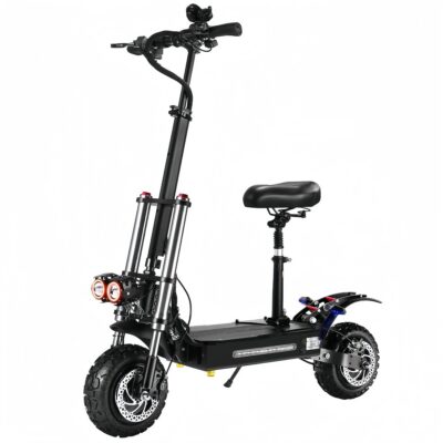 Smart display off-road adult electric scooter with seat