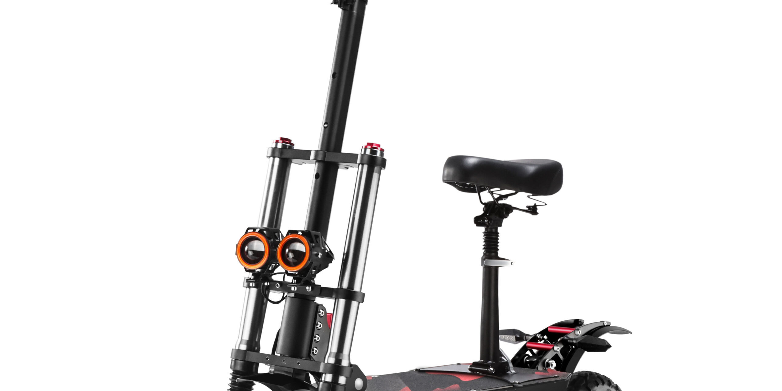 Smart display off-road adult electric scooter with seat