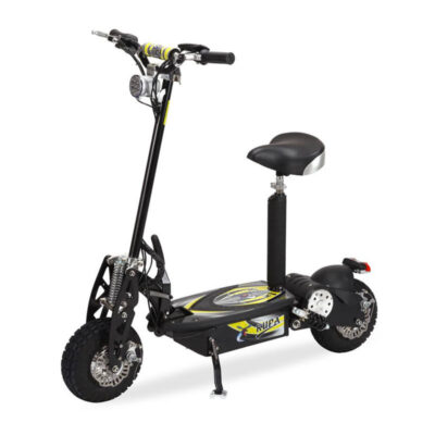 Two-wheel foldable off-road electric scooter with seat for adults