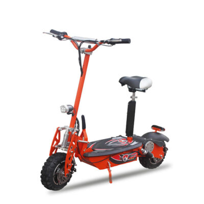 Two-wheel foldable off-road electric scooter with seat for adults
