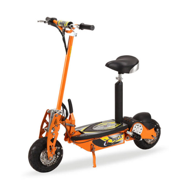 Two-wheel foldable off-road electric scooter with seat for adults
