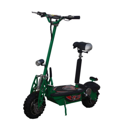 Two-wheel foldable off-road electric scooter with seat for adults