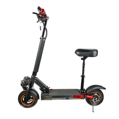 Waterproof foldable adult electric scooter with seat