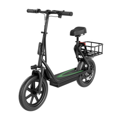 Foldable adult electric scooter with seat for urban use