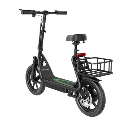 Foldable adult electric scooter with seat for urban use