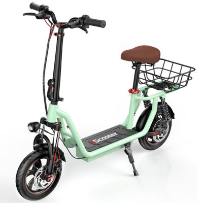 High quality foldable adult electric scooter with seat for city rides
