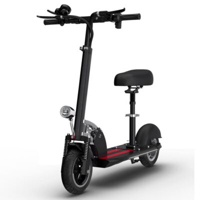 New model dual-wheel adult electric scooter with seat and front single headlight