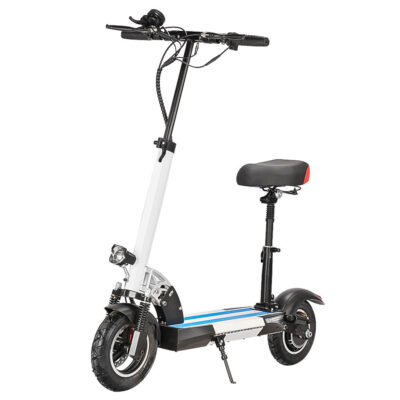 New model dual-wheel adult electric scooter with seat and front single headlight