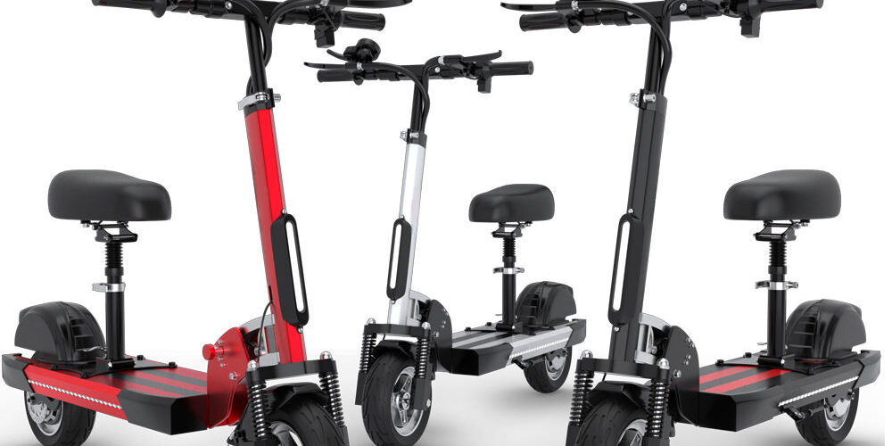 New model foldable two-wheel adult electric scooter with seat for commuting