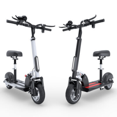 New model foldable two-wheel adult electric scooter with seat for commuting