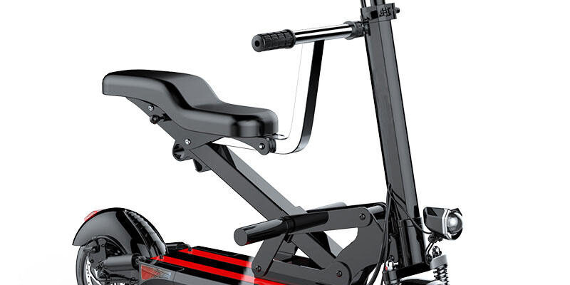 New off-road foldable electric scooter with seat for adults