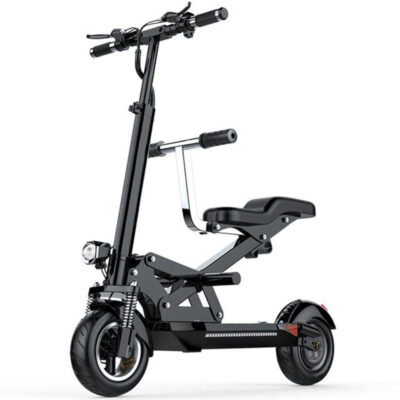 New off-road foldable electric scooter with seat for adults