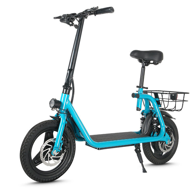 Newest model adult electric scooter with seat for daily commuting