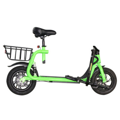 Off-road adult electric scooter with seat for rough terrain