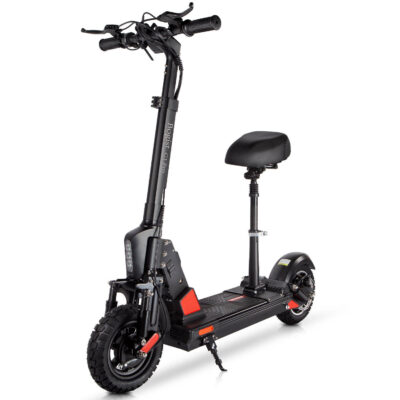 Professional electric scooter with seat for adult riders