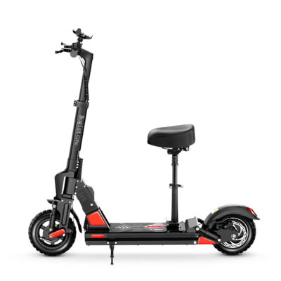 Professional electric scooter with seat for adult riders