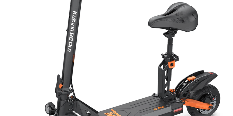 Professional electric scooter with seat for adult riders